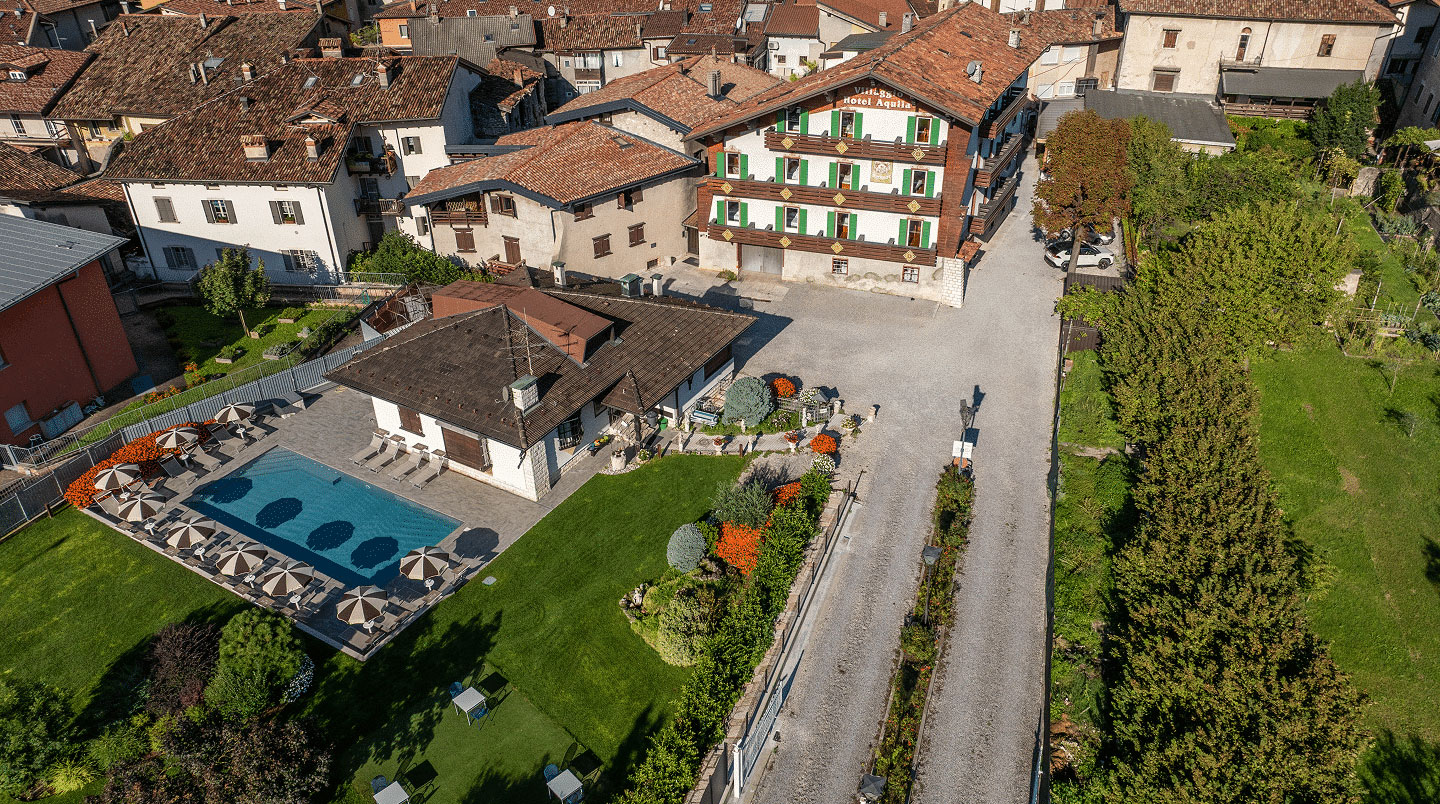 Villaggio hotel aquila visto dall'alto